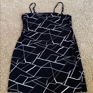 geometric body con dress